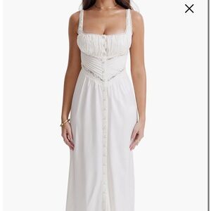 HOUSE OF CB ILLIANA SILK MAXI DRESS